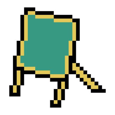 Beyaz arkaplanda izole edilmiş pikselli karton çerçeve