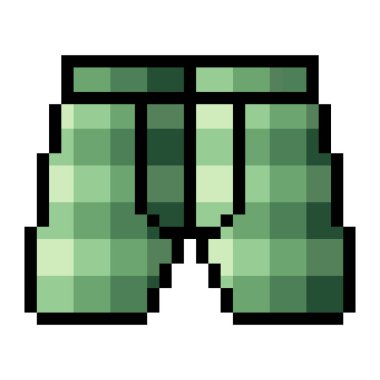 Piksel resim tarzında boxer şortları