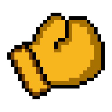 Piksel sanatında boks eldiveni