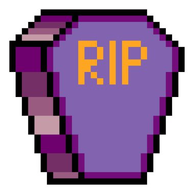 Helloween Tabutu piksel resim tarzında