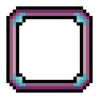 Piksel resim biçiminde boş resim çerçevesi