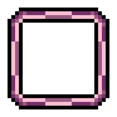 Piksel resim biçiminde boş resim çerçevesi