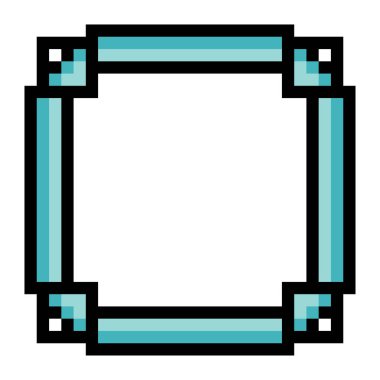 Piksel resim biçiminde boş resim çerçevesi