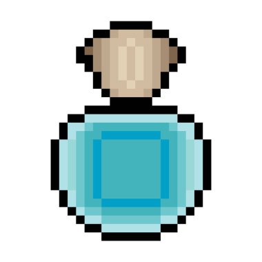 Piksel sanat tarzında parfüm