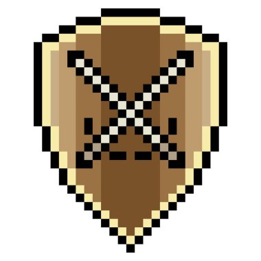 Piksel resim tarzında kalkan