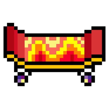 Piksel sanatında kaykay sporu