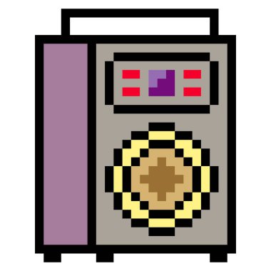 Piksel resim tarzında ses hoparlörü