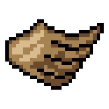 Piksel sanat tarzında kanat