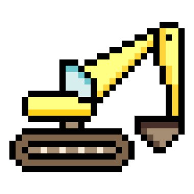 Piksel resim tarzında kazıcı