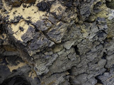 Siyah kil duvarın dokusu