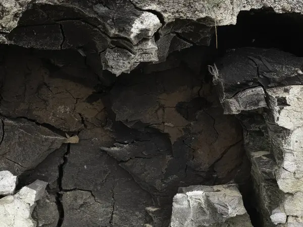 Eski bir taş yüzeyinin dokusu