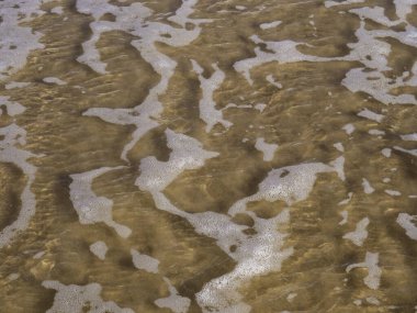 Köpüklü deniz dalgaları