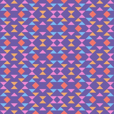 Kusursuz retro soyut geometrik şekiller vektör desenleri. Kağıt, kapak, kumaş, iç dekorasyon ve tekstil baskısı için modern egzotik moda tasarımı. 