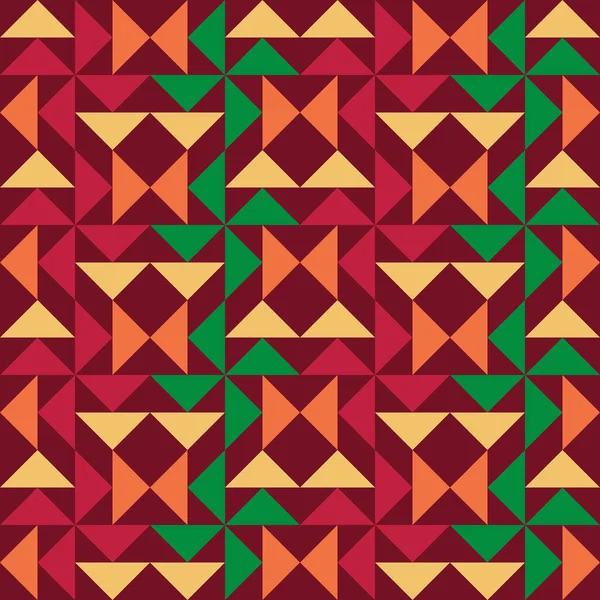 Afrika Modası Parlak Renklerle Süslenmiş Kusursuz Desenler Kumaş Yazdırma Atkı — Stok Vektör