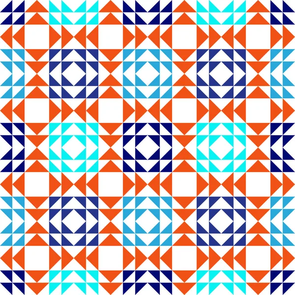 Triángulos Geométricos Abstractos Moda Patrón Sin Costuras Textura Vectorial Sin — Vector de stock