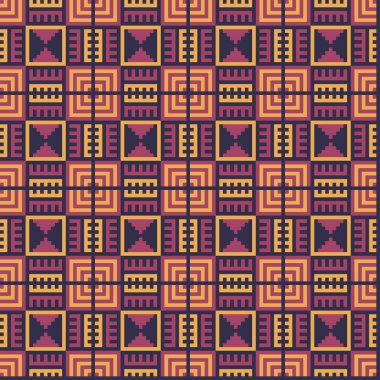 Geleneksel Filistin nakış motifi kusursuz desen. Tekrarlanabilir arka plan. Kumaş tasarımı, duvar kağıdı, ambalaj ve tekstil baskısı için mükemmel. 