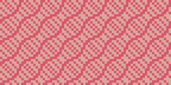 Weave Seamless Pattern Stylish Woven Texture Textile Knitted Repeat Tiling — Stok Vektör