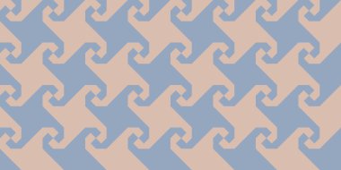 Japon stili soyut geometrik tessellasyon modeli. Modern mozaik arka plan. Kumaş, dijital kağıt ve tekstil baskısı için mükemmel. 