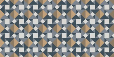 Soyut geometrik arkaplan. Üçgenleri olan modern, pürüzsüz desen. Vektör çizimi. Hippi moda baskısı. 