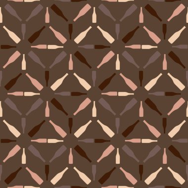 Doodle wine beer alcohol bottle seamless pattern. Bright colors pattern for web, poster, textile, print and other design. 