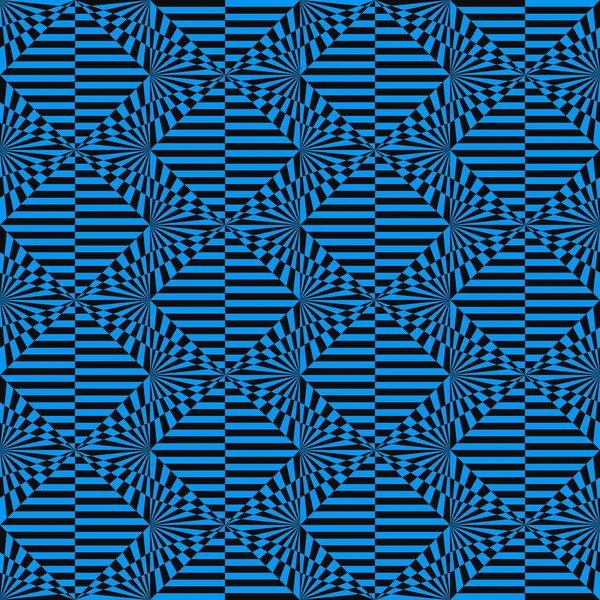 Abstrakt Konst Vektor Sömlöst Mönster Geometrisk Illusion Bakgrund Eps Trendig — Stock vektor