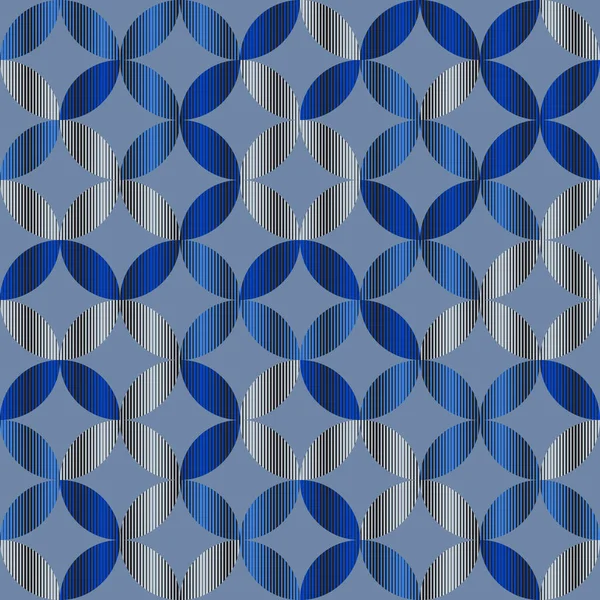 Halbton Abstraktes Nahtloses Muster Fliesbare Ästhetische Geometrische Textur Repetitive Tapete — Stockvektor