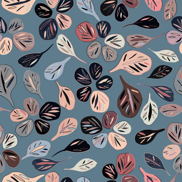 Zeitgenössisches Florales Nahtloses Muster Abstrakte Vektorillustration Design Für Textur Stoff — Stockvektor