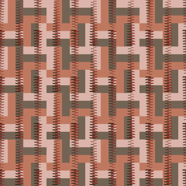 Neutrales Abstraktes Geometrisches Nahtloses Muster Modische Trendige Print Designskandale Überall — Stockvektor