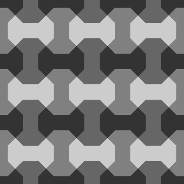 Černobílý Abstraktní Geometrický Bezešvý Vzor Vektorové Iluzivní Pozadí Futuristický Živý — Stockový vektor