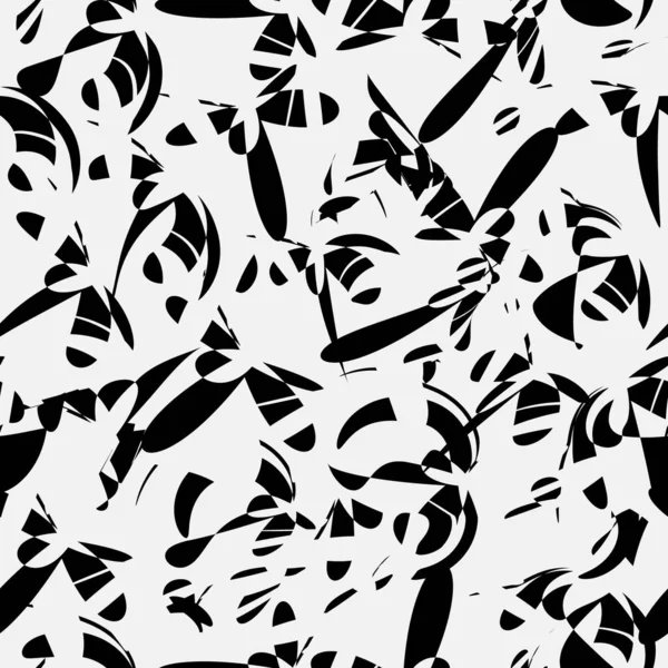 Grunge Bloemen Naadloos Patroon Vector Illustratie Perfect Voor Mode Prints — Stockvector