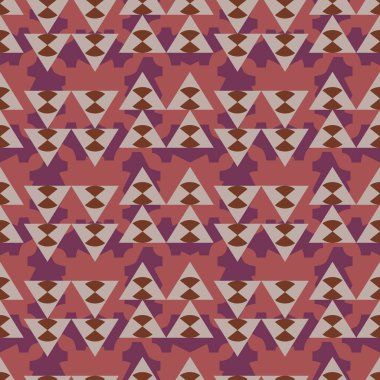 Yüzyılın ortalarında pürüzsüz bir şekil. Soyut vektör arkaplanı. Tekstil, duvar kağıdı, kumaş, kıyafet ve moda baskısı için mükemmel.. 