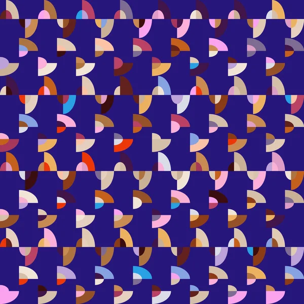 シームレスな幾何学的なレトロパターン かわいい抽象的な幾何学的テクスチャ 赤ちゃん 装飾のためのシンプルなパターンデザイン — ストックベクタ