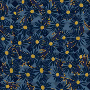 Çiçeksiz desen. Doku, kumaş, ambalaj ve dekorasyon için tasarım. 