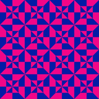 Operasyon sanatı geometrik illüzyon kusursuz desen. Optik illüzyon etkisi, operasyon sanatı tarzı. Kumaş, kumaş ve tekstil için arka plan. 