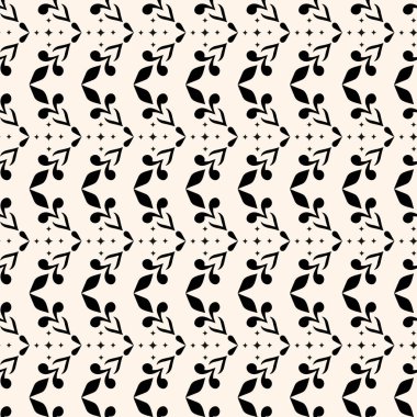 Basit minimalist çiçek deseni. Küçük çiçek şekilli, en az pürüzsüz doku. Soyut siyah-beyaz geometrik arkaplan. Yazdırmak için, paket