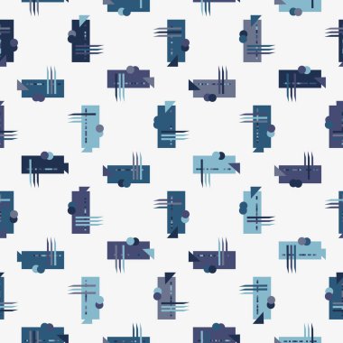 Soyut geometrik desen. Tekstil baskısı, web tasarımı, Kimlik, duvar kağıdı için mükemmel. 