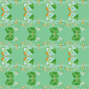 Tatlı çiçek suluboya kusursuz desen. Yumuşak pastel renkler, su rengi güzellik ürünleri için pürüzsüz desen. Vektör illüstrasyonu