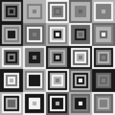 Kara Kareler. Vektör ızgarası. Beyaz arka plan. Vektör illüstrasyonu