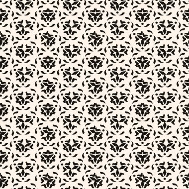 Basit, soyut, gotik, dikişsiz desen. Zarif, asgari, tek renkli, stil arka plan. Tekstil, kumaş ve moda baskısı için mükemmel..