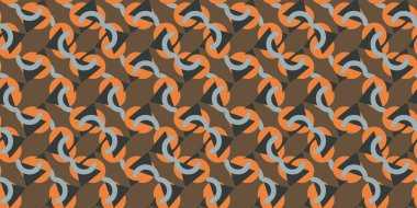 Eski İskandinav tarzında daireler ve dikdörtgenlerle modern vektör soyut geometrik arka plan. Pastel renkli basit şekiller grafik desen.