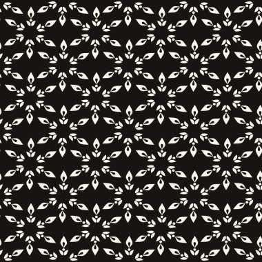 Basit, soyut, gotik, dikişsiz desen. Zarif, asgari, tek renkli, stil arka plan. Tekstil, kumaş ve moda baskısı için mükemmel..