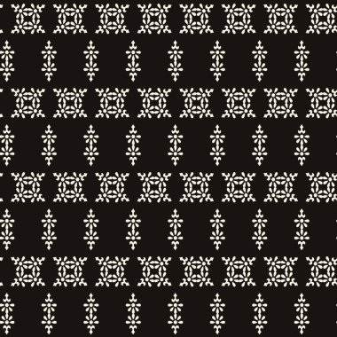 Vektör süslemesiz desen, soyut monokrom doğrusal doku, geometrik şekiller, baskılar için zarif tasarım, dekor, kumaş, kumaş.