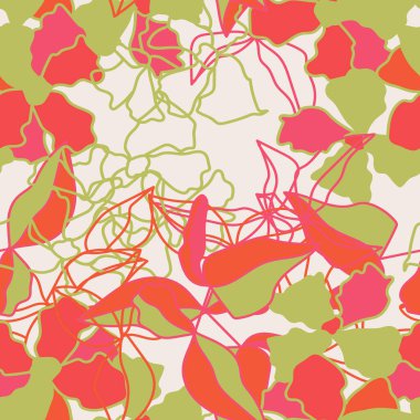 Son moda çiçeksiz desen. 70 'lerin klasik çiçek arkaplan illüstrasyonu. Renkli pastel renkler, harika sanat eserleri, y2k doğa arka planı.