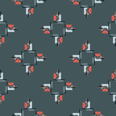 Tekstil motifi kusursuz desen. Soyut çizgi şekli geometrik motif temel model sürekli arkaplan. Erkek gömleği parmak izi bloğunun her yerinde.. 