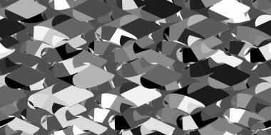 Geometrik desenli 3 boyutlu tasarım. Projen için geometrik elementler. Optik yanılsamalar. Üç boyutlu fayanslar. Vektör illüstrasyonu