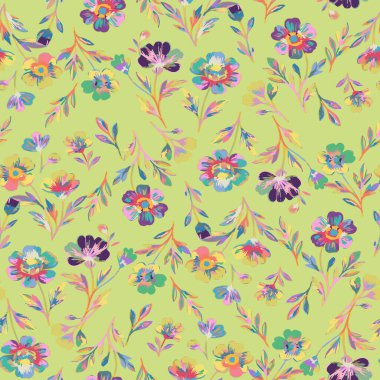 Moda tekstil, grafik, arka plan ve el sanatları için kusursuz desenli fırça darbeleri