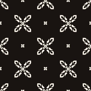 Basit, soyut, gotik, dikişsiz desen. Zarif, asgari, tek renkli, stil arka plan. Tekstil, duvar kâğıdı ve kumaşlar için mükemmel..