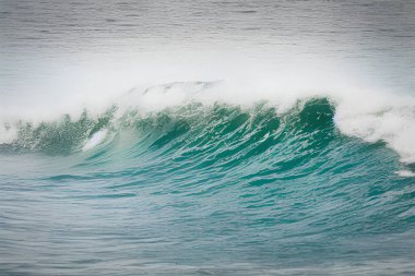 Köpüklü dalga okyanus.