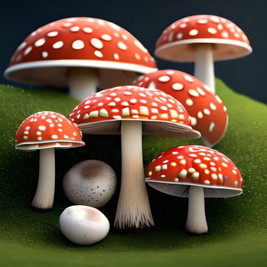 Ormanda tarım mantarı uçur