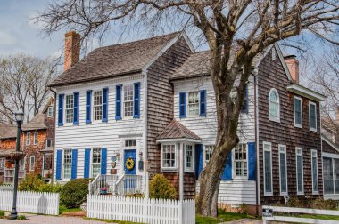 Lewes Delaware 'deki Tarihi Mahalle, ABD, Lewes, Delaware